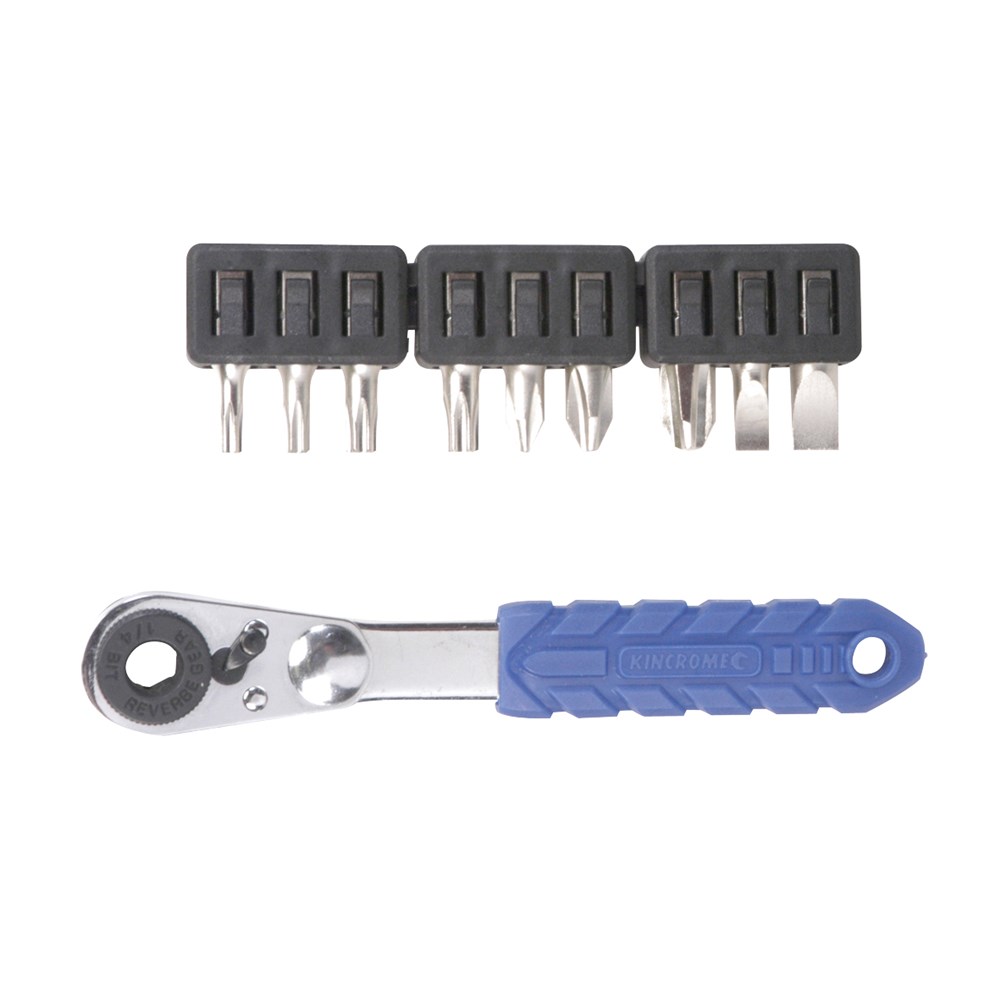 KINCROME KIN-1/4 MINI RATCHET BIT SET